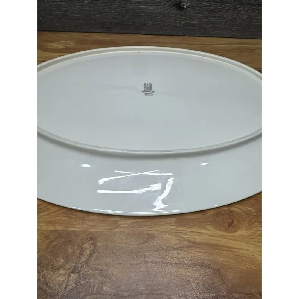 Lenox Aristocrat Gold Encrusted Oval Platter 16x12”
